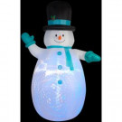 7.75 ft. W x 12 ft. H Projection Giant Snowman with Swirls-39280X 302848209