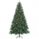 8 ft. Indoor Pre-Lit Hudson Pine Artificial Christmas Tree with 700 UL Clear Lights-5750--80C 300880092
