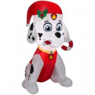 Airblown Holiday 3 ft. H x 1.64 ft. W Inflatable Marshall the Fire Pup with Candy Cane-39420 301785050