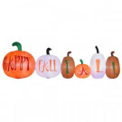 Airflowz 10 ft. Inflatable Pumpkins Scene Burlap Happy Fall-72612 206852843
