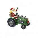 Alpine 9 in. Santa on Tractor Decor with 3 LED Lights - Color Changing-WAZ122 207140361