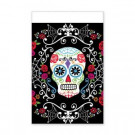 Amscan 102 in. Day of the Dead Rectangular Plastic Table Cover (3-Pack)-571519 300598933