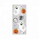 Amscan 9 in. x 4 in. x 2.25 in. Halloween Cello Bag (20-Count, 7-Pack)-370258 300598958