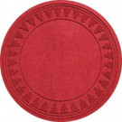 Aqua Shield Red 35 in. Round Pine Trees Under the Tree Mat-20293653535 206317261