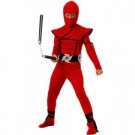 California Costume Collections Boys Stealth Ninja Red Costume-CC00397_S 205478987