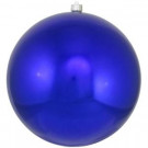 Christmas by Krebs 12 in. Azure Blue Shatterproof Ball (Set of 2)-CBK40499 206432384