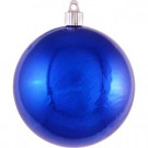 Christmas by Krebs 4-3/4 in. Azure Blue Shatterproof Ball Ornament (Pack of 36)-CBK50594 206214936
