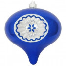 Christmas by Krebs 8 in. Azure Blue Shatterproof Reflector Onion Ornament (Pack of 6)-CBK40454 206432249