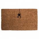 Entryways Spider 18 in. x 30 in. Hand Woven Coconut Fiber Door Mat-2124S 302042987