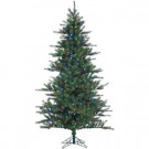 Fraser Hill Farm 9 ft. Pre-Lit LED Southern Peace Pine Artificial Christmas Tree with 1100 Multi-Color String Lights-FFSP090-6GR 303131038
