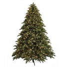 GE 7.5 ft. Just Cut Noble Fir EZ Light Artificial Christmas Tree with 800 Color Choice LED Lights-25732HD 205914038