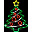Gemmy 1 ft. H x 2 ft. L Light Glo Christmas Tree-14332X 302848202