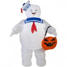 Gemmy 42 in. Inflatable Stay Puft with Pumpkin Tote Ghostbusters-72187 206851977