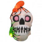 Gemmy 5.5 ft. Inflatable-Skull with Spiders Scene-75074 301221983