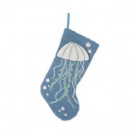Glitzhome 19 in. L Hooked Stocking, 3D Jellyfish-1113002343 303118218