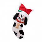 Glitzhome 22 in. Polyester/Acrylic Hooked 3D Dog Christmas Stocking-JK13251 207053520