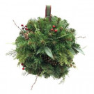 Home Accents Holiday 14 in. Woodland Tales Artificial Kissing Ball-CHZH3811794THD 301684727