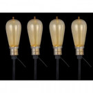 Home Accents Holiday 15-6/8 in. Bulb Pathway Markers with LED Illumination (Set of 4)-6303-17058HD 301148798