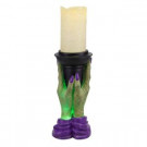 Home Accents Holiday 16 in. Witch Hands Candle Holder with Pillar Candle-5322-16582HD 205828734