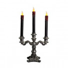 Home Accents Holiday 19 in. Candelabra with 3 LED-illuminated Tapered Candles-3301-18137HD 205828735