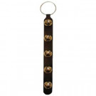 Home Accents Holiday 20 in. Leather Bell Door Hanger-3918A 205079456