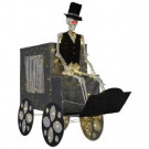 Home Accents Holiday 200-Light 74 in. LED Haunted Carriage and Skeleton-TY133-1724-1 301148644