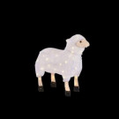 Home Accents Holiday 22 in. 60-Light LED Tinsel Sheep-TY756-1614-1 206963109