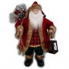Home Accents Holiday 24 in. Fabric Santa-A-154055 206954284