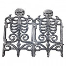 Home Accents Holiday 30 in. Victorian Skeleton Fencing-Gray-5127227 301217018