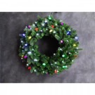 Home Accents Holiday 36 in. Royal Grand Spruce Wreath-Pure White/Multi-4723172-30HO1 301729297