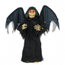 Home Accents Holiday 36 in. Standing Angel-of-Death with LED Illuminated Eyes-7330-36263 301148891