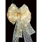 Home Accents Holiday 36-LED Ribbon Bow Tree Topper Gold-EB04-2G006-A1 301452687
