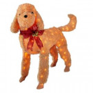 Home Accents Holiday 42 in. Brown Tinsel Lighted Dog-TY550-1414 204062103