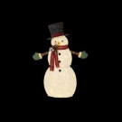 Home Accents Holiday 49.5 in. LED Lighted Cotton Snowman with Tophat-TY160-1614-1 206963108