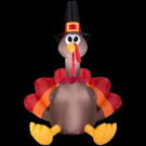 Home Accents Holiday 5 ft. Inflatable Turkey-73774 301148543