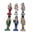 Home Accents Holiday 5.2 in. Nutcracker Christmas Ornament Assortment (6-Pack)-HD16151106 301574882