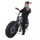 Home Accents Holiday 53 in. Motorcycle Riding Reaper-5124415 301148443