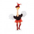 Home Accents Holiday 55 in. 140-Light LED Tinsel Ostrich-TY368-1714 301684933