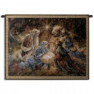 Home Accents Holiday 56 in. We Three Kings Woven Wall Tapestry-3584-WH 300804813