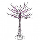 Home Accents Holiday 6 ft. Purple LED Twig Tree-4406008BK-10UHO 301226757