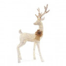 Home Accents Holiday 63 in. 160-Light LED White PVC Deer-TY613-1711 301685458