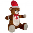 Home Accents Holiday 7.5 ft. Animated Inflatable Plush Hugging Teddy Bear-83388 301685391