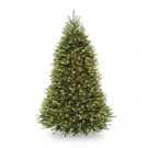 Home Accents Holiday 7.5 ft. Pre-Lit Dunhill Fir Hinged Artificial Christmas Tree with Clear Lights-DUH-75LO 202214961