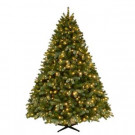 Home Accents Holiday 7.5 ft. Pre-Lit Grand Fir Quick Set Artificial Christmas Tree with Supernova Color Changing Lights-TG76P4817D01 301577480