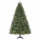 Home Accents Holiday 7.5 ft. Pre-Lit LED Harrison Quick Set Artificial Christmas Tree with Color Changing Lights-TG76P3945D09 301579019