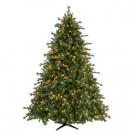 Home Accents Holiday 7.5 ft. Pre-Lit LED Royal Spruce Artificial Christmas Tree with Warm White Lights-TG76P4417L00 301575275