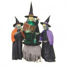 Home Accents Holiday 75 in. Mischievous Witch Sisters-5124441 301200850