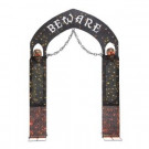 Home Accents Holiday 88 in. Tinsel Beware Halloween Gate-TY096-1724-1 301226735