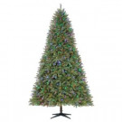 Home Accents Holiday 9 ft. Pre-Lit LED Matthew Fir Quick Set Artificial Christmas Tree with Color Changing Lights-TG90M2V39D02 301576167