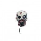Home Accents Holiday 9 in. Halloween Animated Zombie Head Eating Rat-HA36432A 301226871